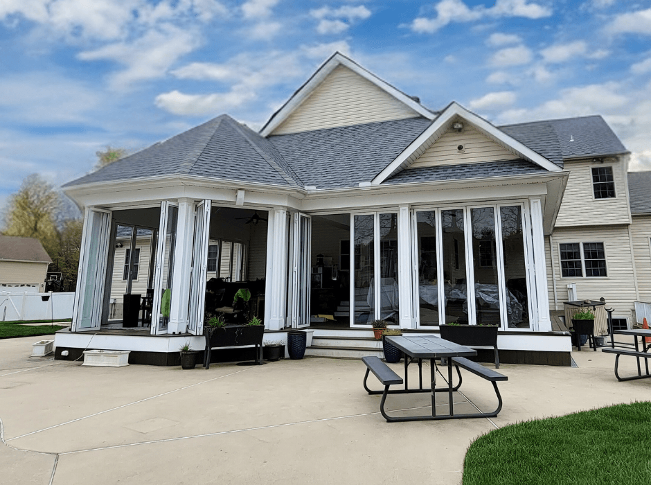 Home with Custom Folding Doors by ActivWall