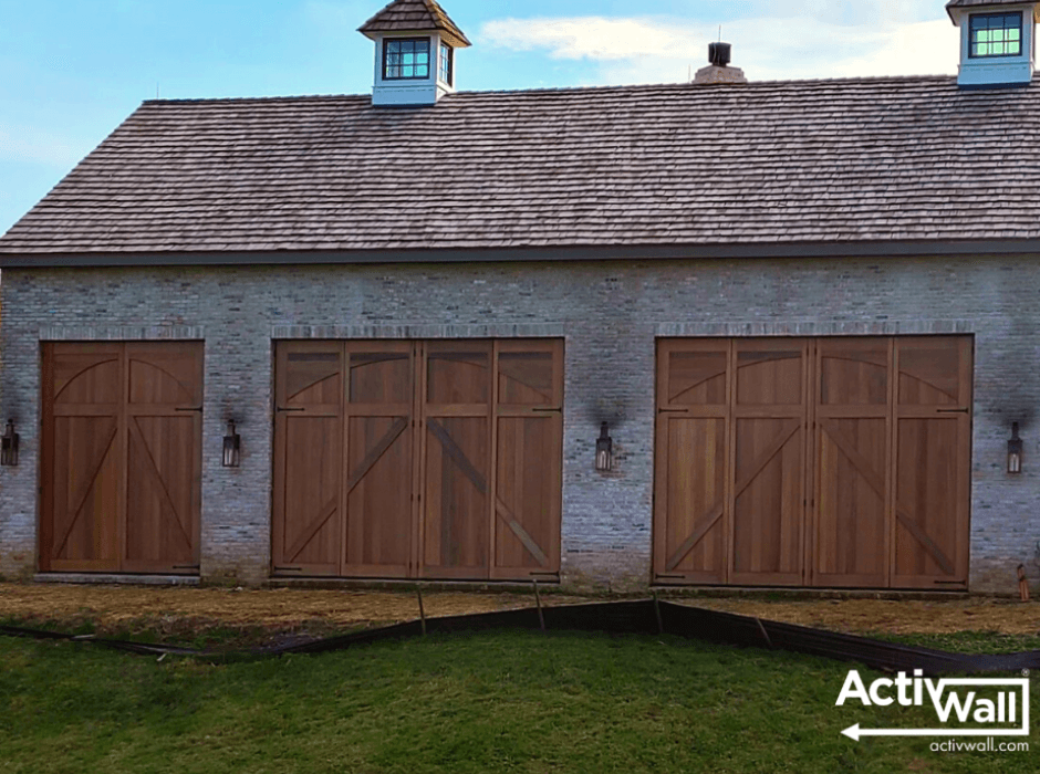 ActivWall Wood Folding Doors at Creighton Farms