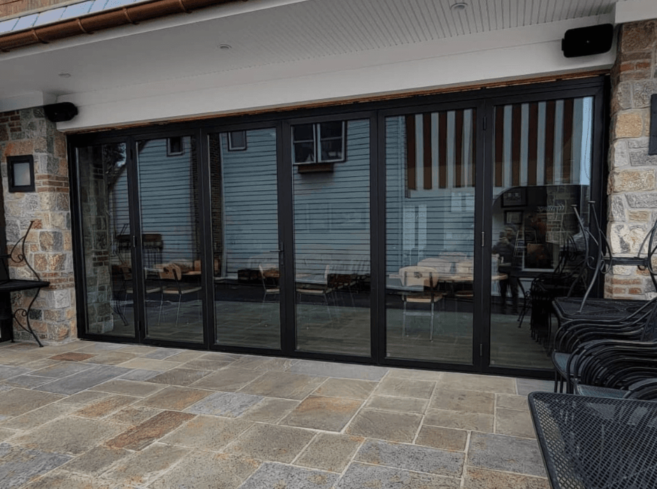 Custom Folding Doors for New Jersey Pub