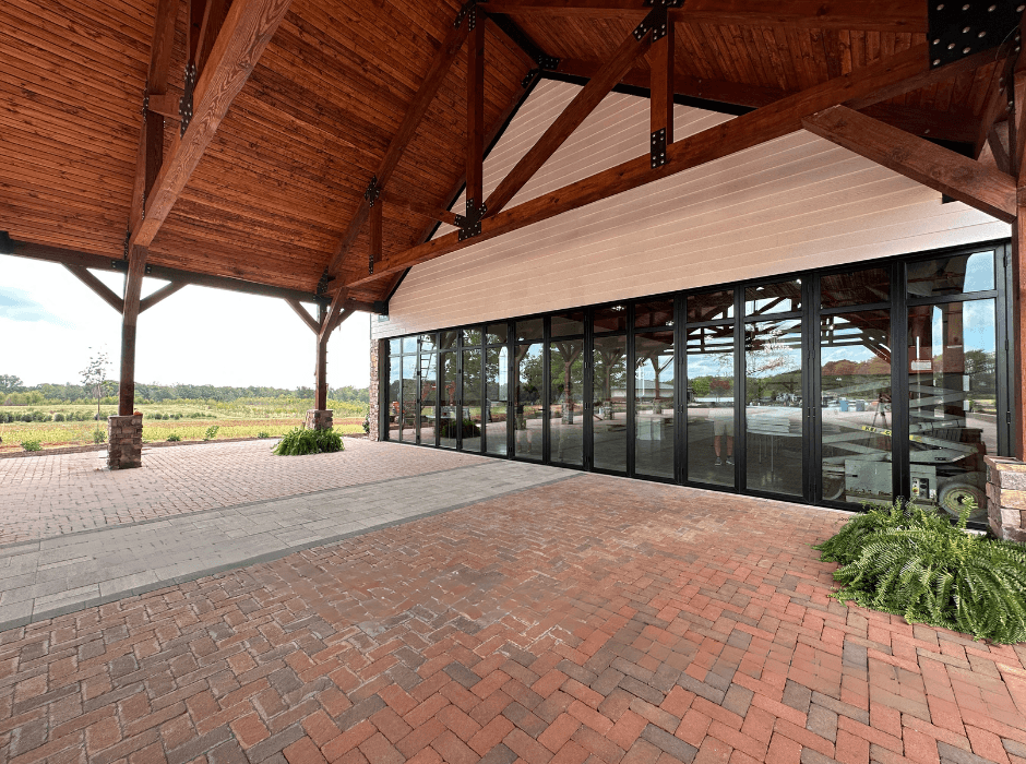 Knotted Oak Special Event Venue with an ActivWall Folding Door