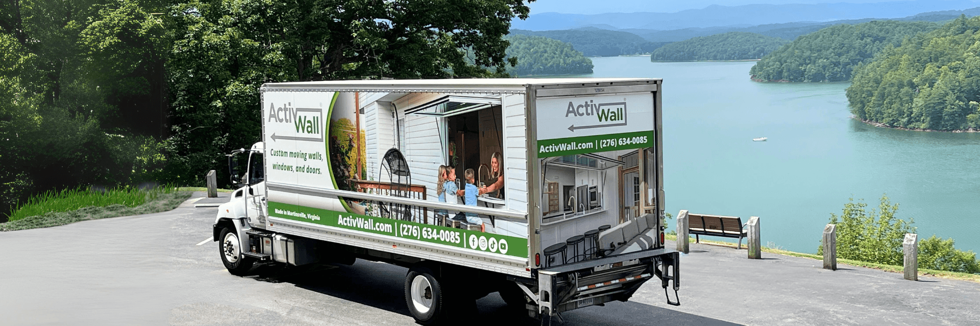 ActivWall Box Truck at Philpott Lake
