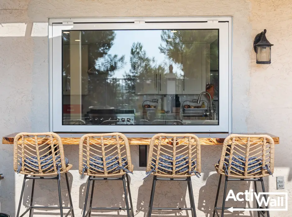 ActivWall Gas Strut Window installed by Cabana Concepts of California