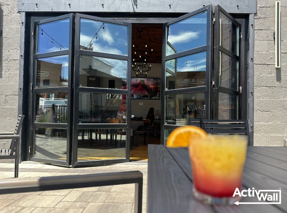 Folding Doors at The Dogwood Restaurant