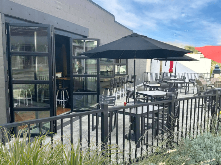 Folding Door and Folding Window at a Restaurant Patio