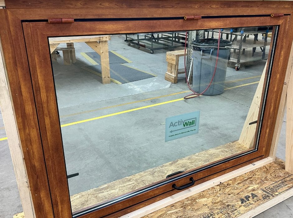 Faux Wood Grain Powder Coat Finish
