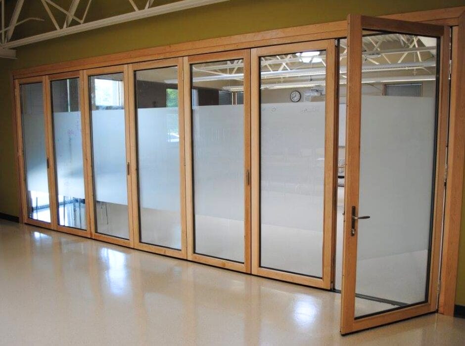 Wooden ActivWall Folding Door at Lakewood Montessori School