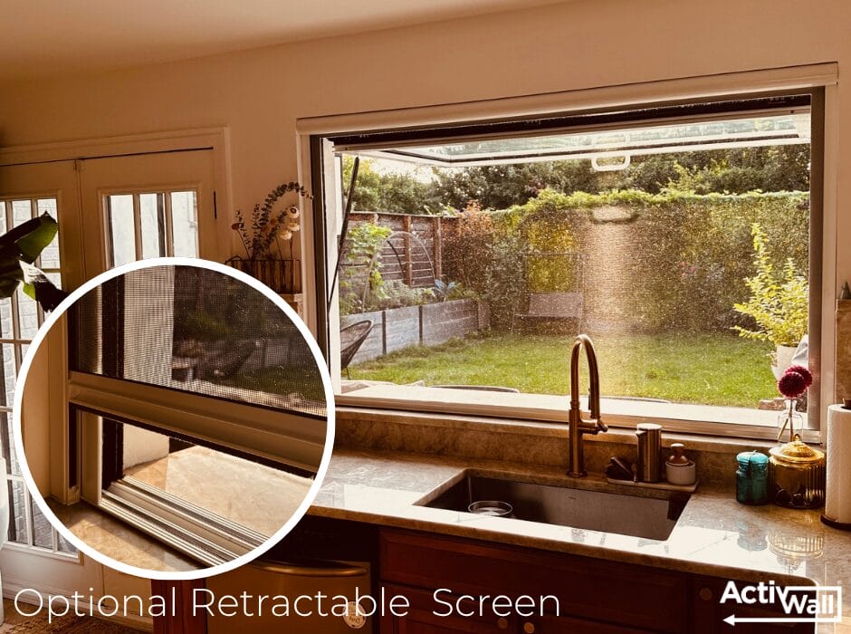 ActivWall Gas Strut Window in a Cozy Kitchen Renovation