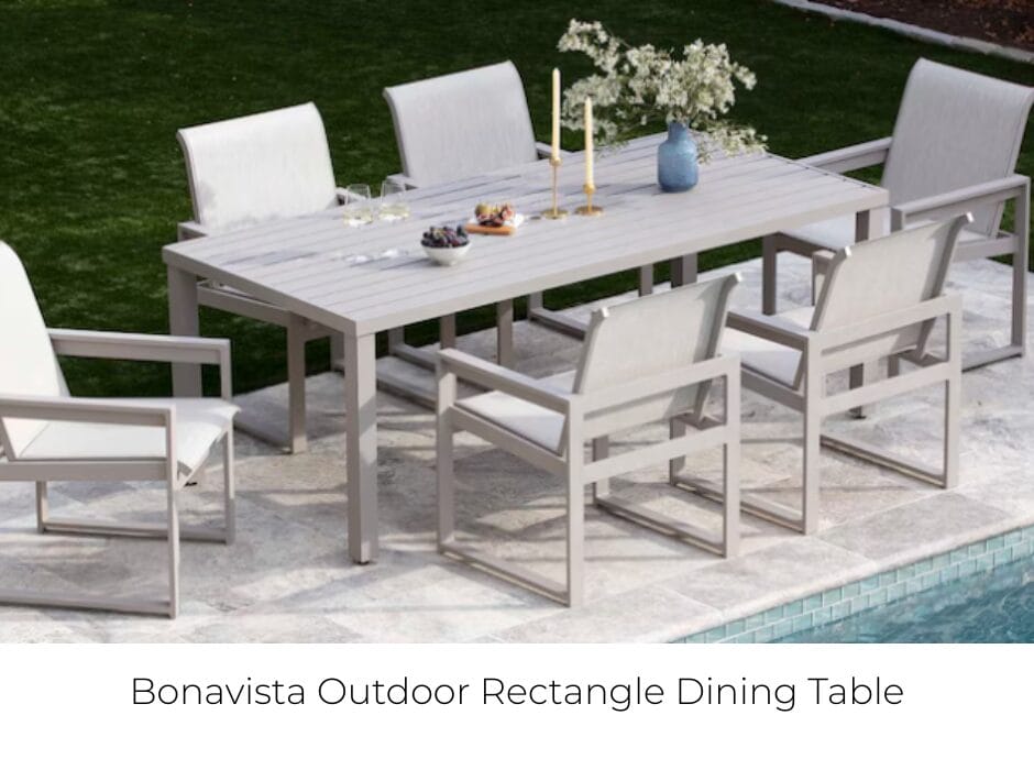 Bonavista Outdoor Rectangle Dining Table by Bassett