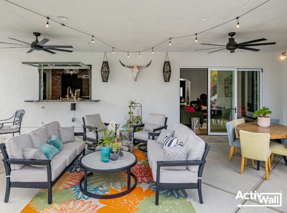 Home in Southern California with an ActivWall Gas Strut Window