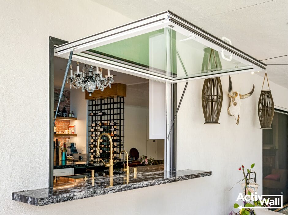 Home in Southern California with an ActivWall Gas Strut Window