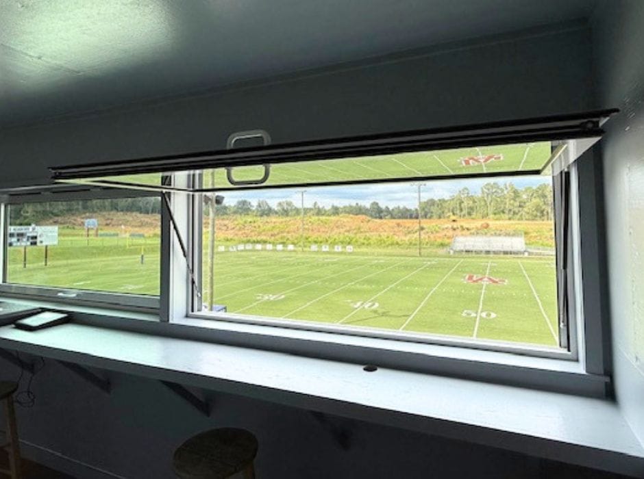 In-Swing Gas Strut Window