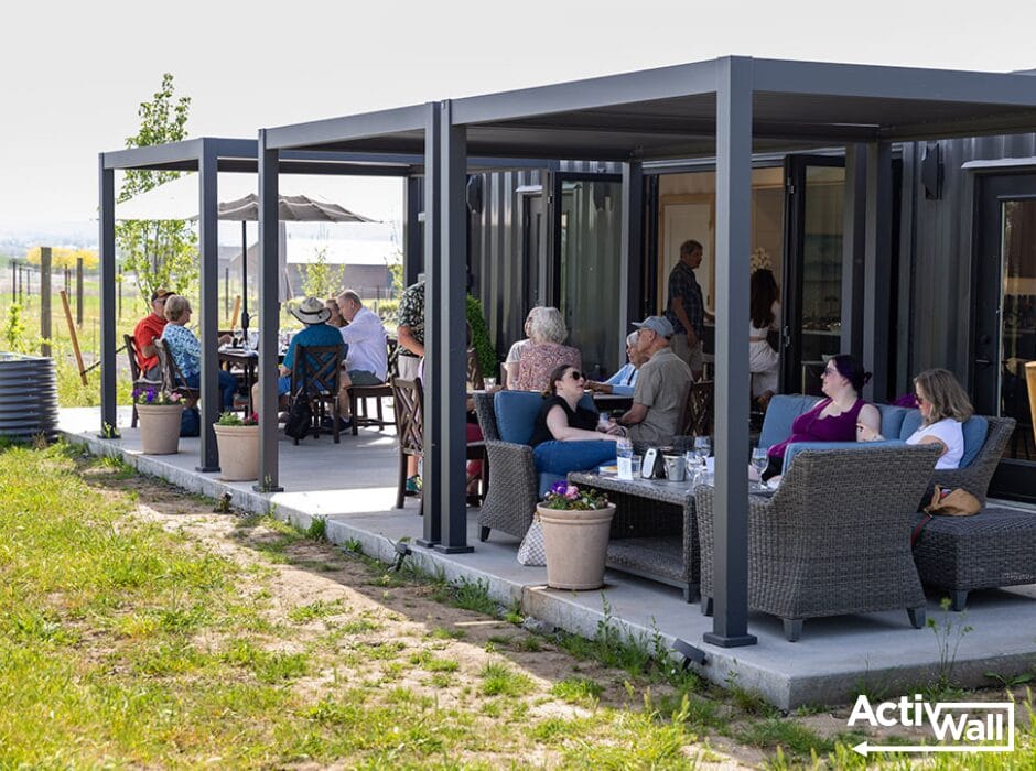 ActivWall Folding Door at Floating Balance Cellars