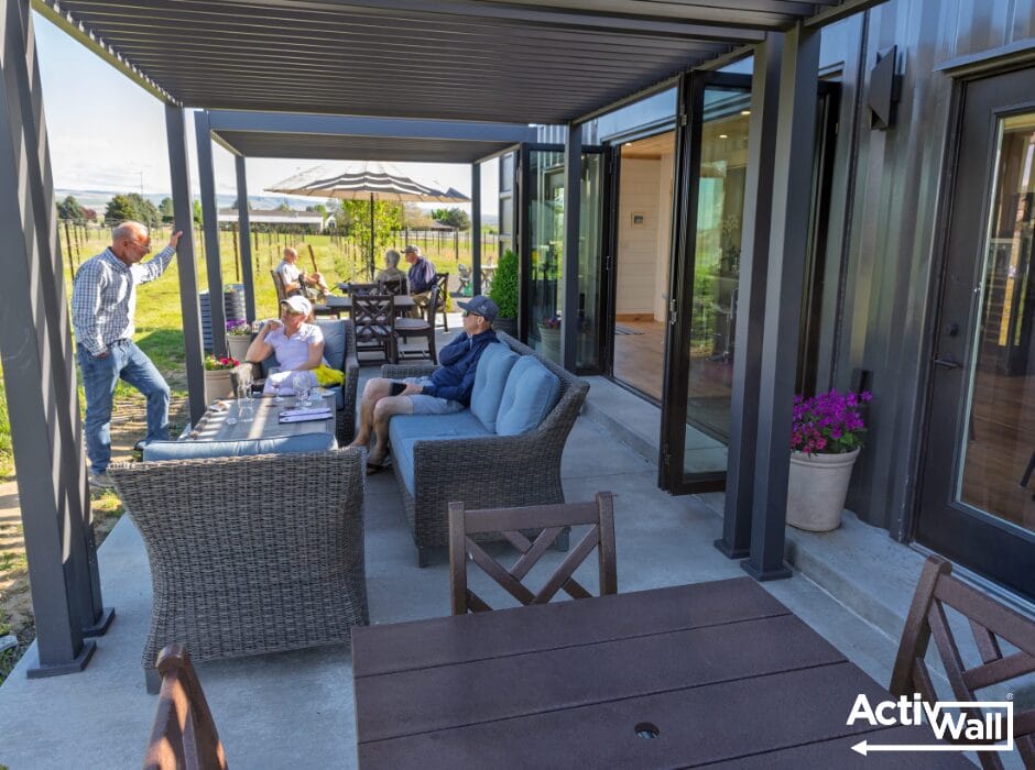 ActivWall Folding Door at Floating Balance Cellars