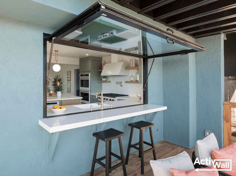 Gas Strut Window in project by Douglas Fossum Construction