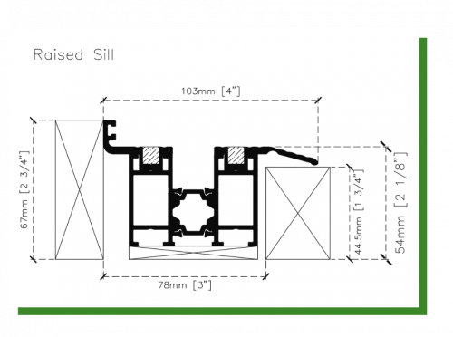 Raised Sill